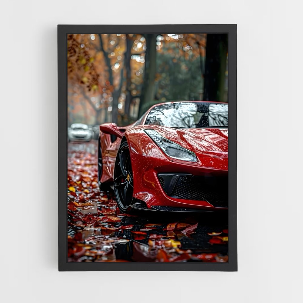 Poster Ferrari dans les Bois (vue 2)